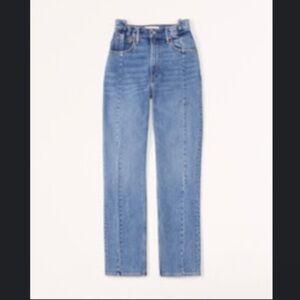 ultra high rise 90s straight jean color medium